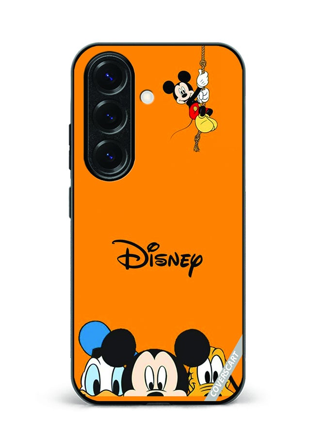 غطاء حماية لهاتف سامسونج جالاكسي S25 بتصميم ديزني متعدد الألوان