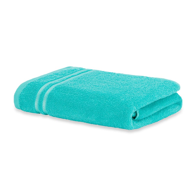Welspun 100% Cotton Quick Dry Bath Towel | High Absorbency Super Soft, Fast Drying Towels for Bath | 380 GSM Large Size 1 Piece Bath Towel for Men and Women | Sized 70cm X 137cm Sea Green - Image 1