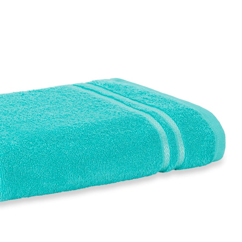 Welspun 100% Cotton Quick Dry Bath Towel | High Absorbency Super Soft, Fast Drying Towels for Bath | 380 GSM Large Size 1 Piece Bath Towel for Men and Women | Sized 70cm X 137cm Sea Green - Image 3