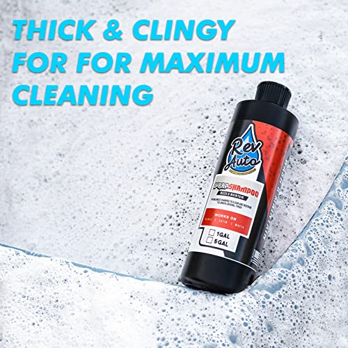 Rev Auto Wrap Shampoo - Vinyl Wrap Car Wash Soap for Foam Cannons & Bucket Washes | High-Foaming, pH-Balanced Car Soap | Safe for Gloss, Satin, Matte, Printed, Chrome & More - (16 Fl Oz) - Image 2