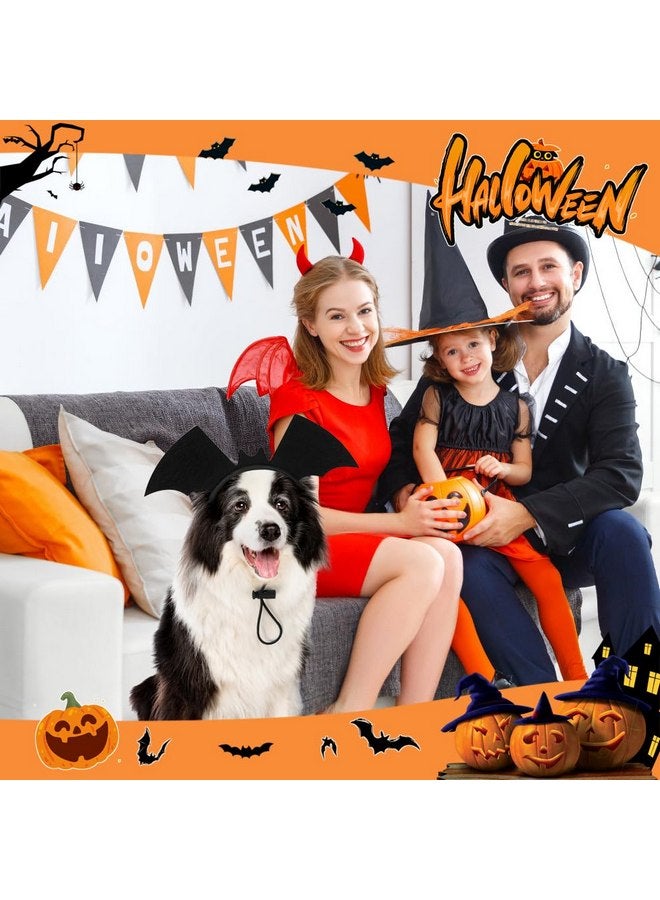 Vivifying Halloween Dog Bat Wing Headband 1 Pack - Adjustable Halloween Costume Accessories for Medium and Large Dogs, Cute Pet Headwear for Parties, Photos and Holiday Celebrations (Black) - Image 5
