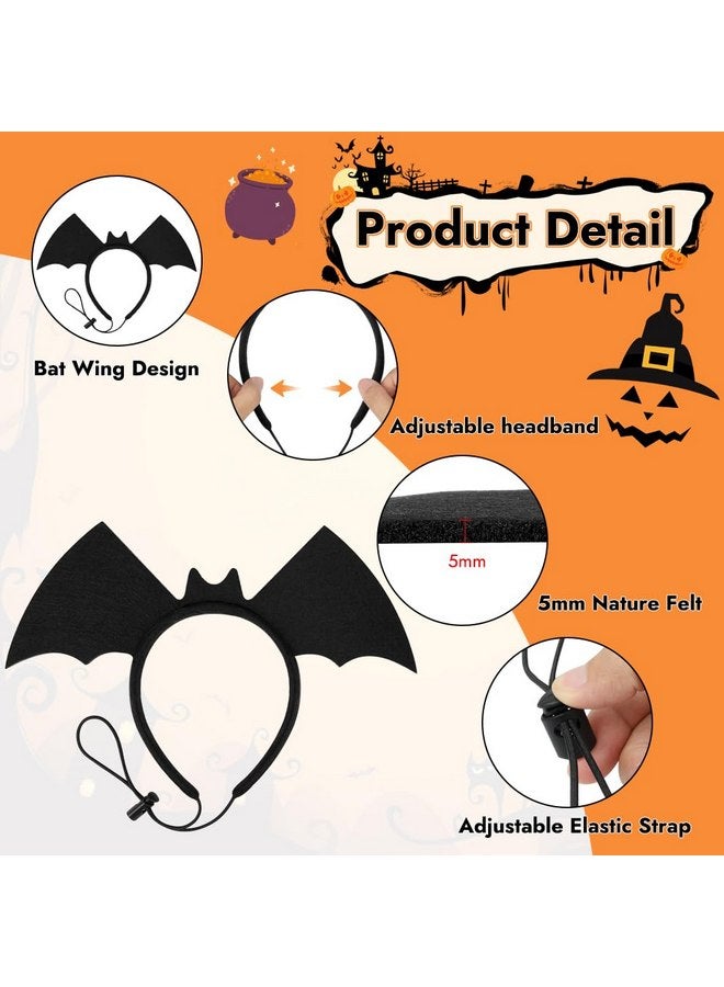Vivifying Halloween Dog Bat Wing Headband 1 Pack - Adjustable Halloween Costume Accessories for Medium and Large Dogs, Cute Pet Headwear for Parties, Photos and Holiday Celebrations (Black) - Image 2