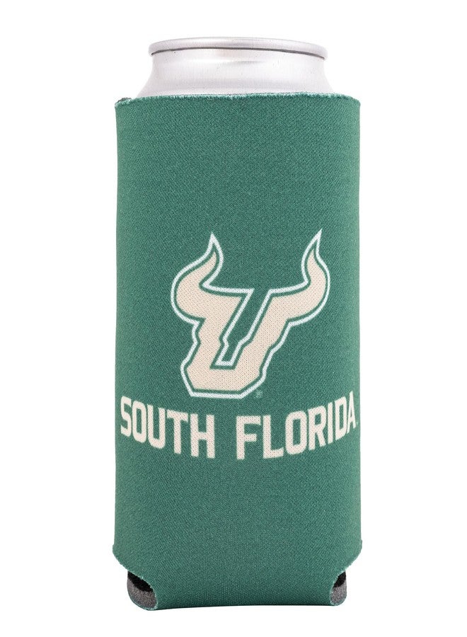 ديزرت كاكتوس حافظة علب مشروبات من جامعة جنوب فلوريدا (USF Bulls) من ديزرت كاكتوس، عبوة واحدة من الفوم، حامل علب سعة 12 أونصة، جانب واحد (التصميم أ) - Image 1