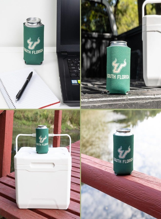 ديزرت كاكتوس حافظة علب مشروبات من جامعة جنوب فلوريدا (USF Bulls) من ديزرت كاكتوس، عبوة واحدة من الفوم، حامل علب سعة 12 أونصة، جانب واحد (التصميم أ) - Image 5