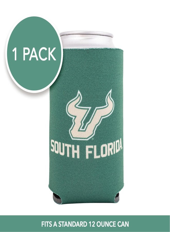 ديزرت كاكتوس حافظة علب مشروبات من جامعة جنوب فلوريدا (USF Bulls) من ديزرت كاكتوس، عبوة واحدة من الفوم، حامل علب سعة 12 أونصة، جانب واحد (التصميم أ) - Image 2