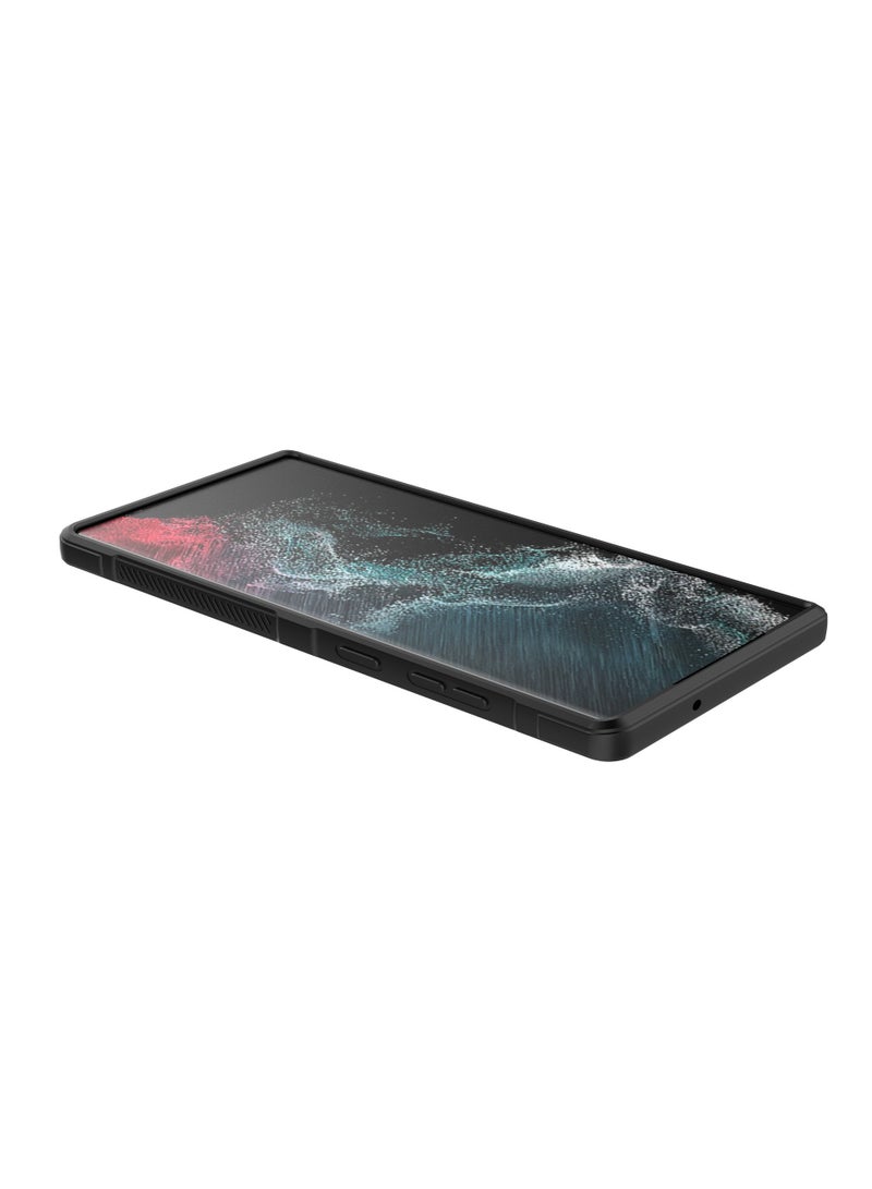 for Samsung Galaxy A56 5G Case Cover, Heavy Duty 4D Striped Pattern Sensory Soft Silicone Full Portection Shockproof Phone Case for Samsung Galaxy A56 5G, Black - Image 2