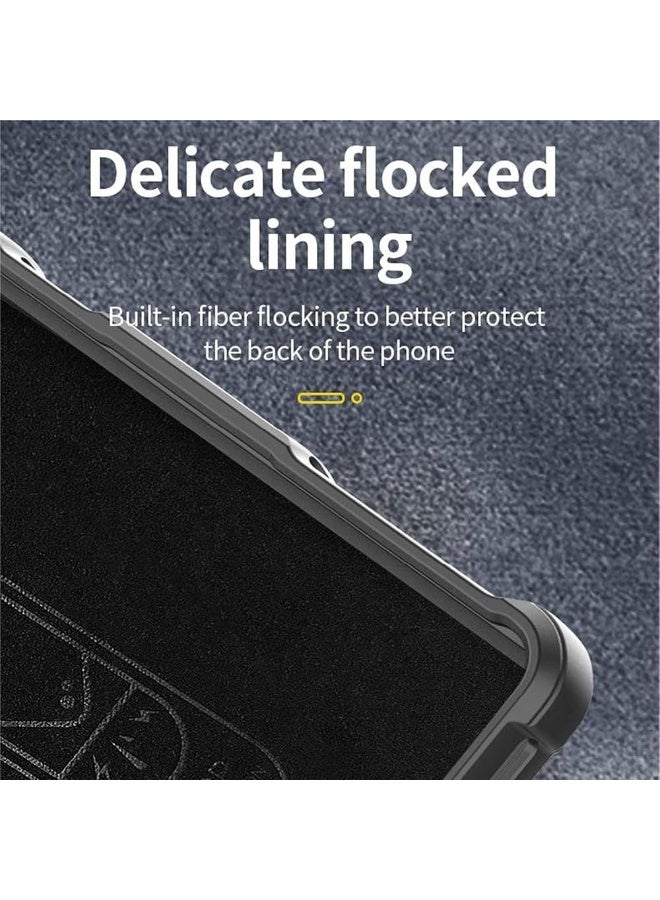 for Samsung Galaxy A56 5G Case Cover, Heavy Duty 4D Striped Pattern Sensory Soft Silicone Full Portection Shockproof Phone Case for Samsung Galaxy A56 5G, Black - Image 5