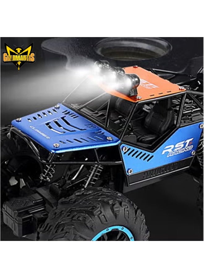 GOLD MANTIS Rock Climbing Stunt RC Car 4WD 2.4GHz Remote Control Off Road Drift Truck with LED Lights & Heavy Duty Tires for Kids Indoor Outdoor Racing – Green - Image 5