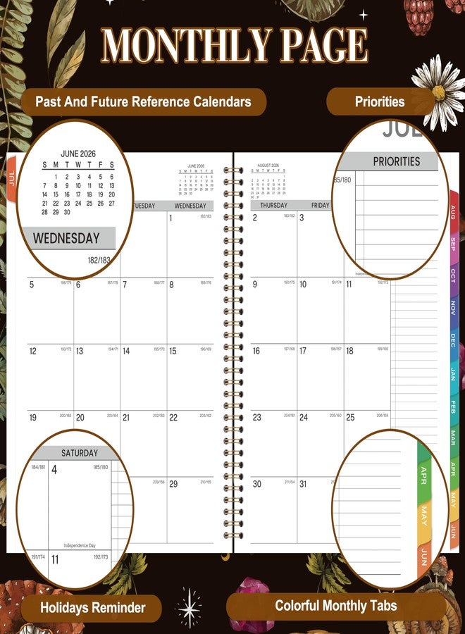 Tersus 2026-2027 Appointment Book/Planner - 8.1"x11", 2026-2027 Daily Planner, July 2026 - June 2027, Weekly & Monthly, Hourly Planner with 30-Minute Interval, Monthly Tabs, Pocket - Image 3