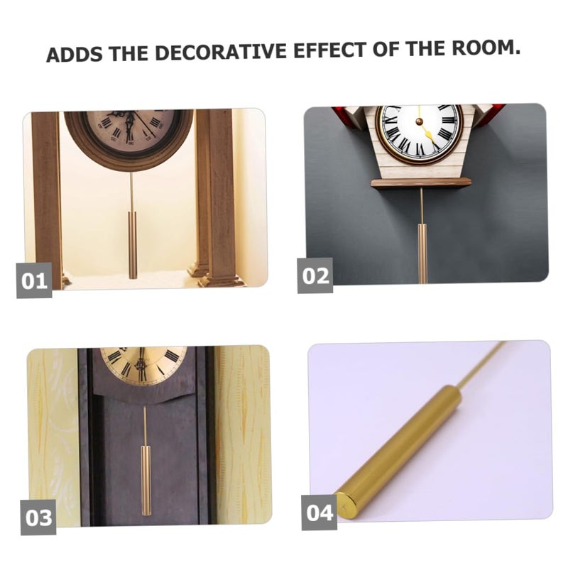 Quartz Clock Pendulum Replacement Metal Wall Clock Mechanism Parts Alloy Pendulum Easy to Install - Image 4