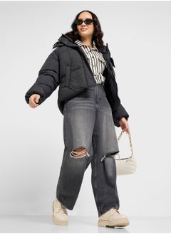 ONLY Drewstring Hooded Puffer Jacket  - Image 4