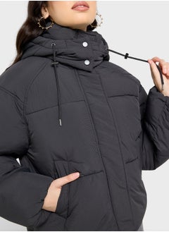 ONLY Drewstring Hooded Puffer Jacket  - Image 3
