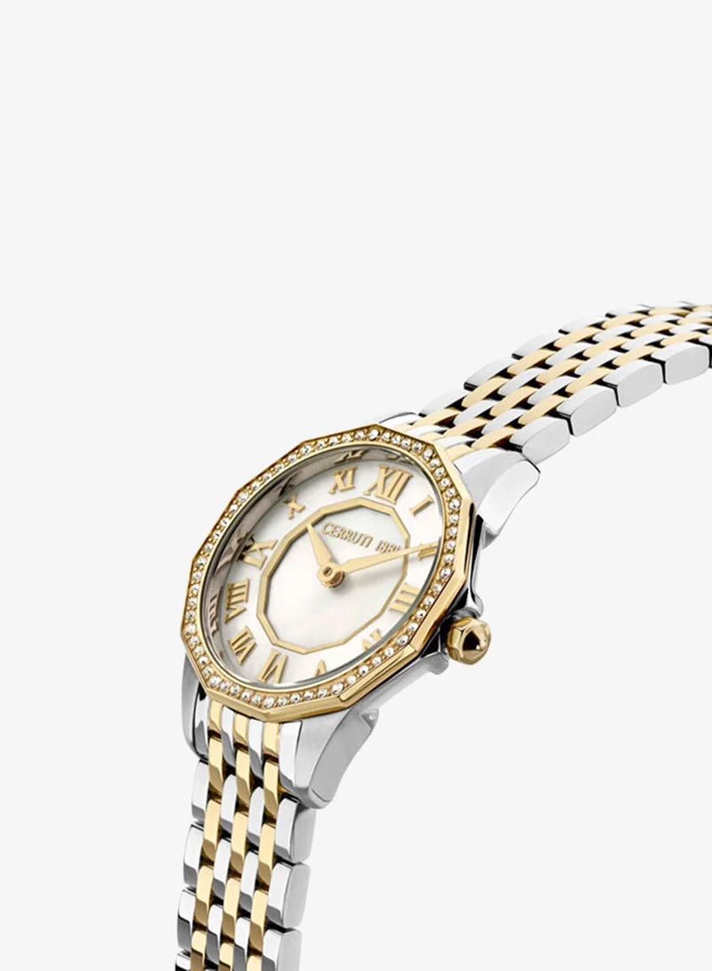 CERRUTI 1881  Cerruti Watch for Women - White Dial - 30 MM for Women | Best Price UAE