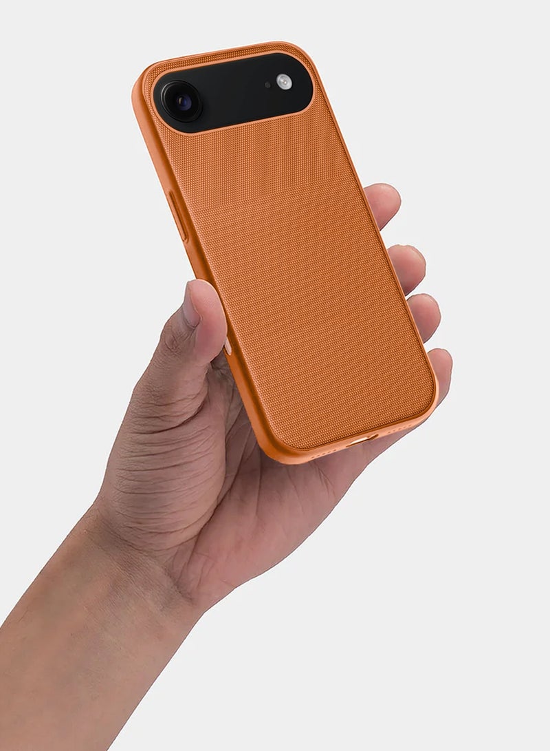 دبليو تيك غطاء حماية للجهاز أبل آيفون إير 5G 2025 من تيك ووفن مع ماجسيف (MCMPMN) - برتقالي - Image 4