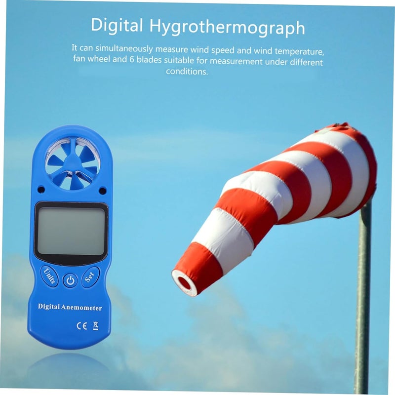Mini Digital Anemometer Hygrometer Thermometer Handheld Humidity Air Flow Meter - Image 4