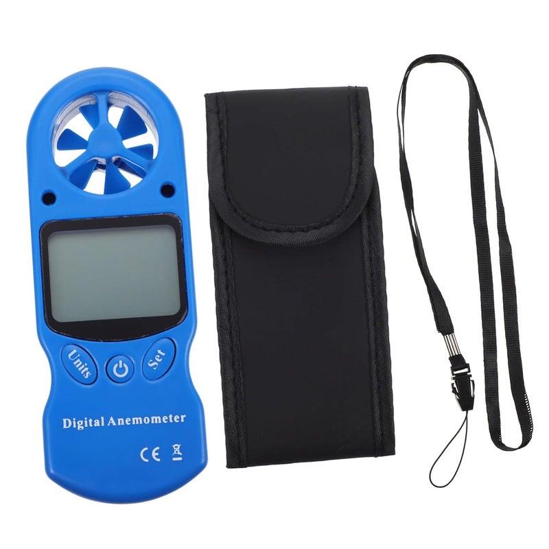 Mini Digital Anemometer Hygrometer Thermometer Handheld Humidity Air Flow Meter - Image 1