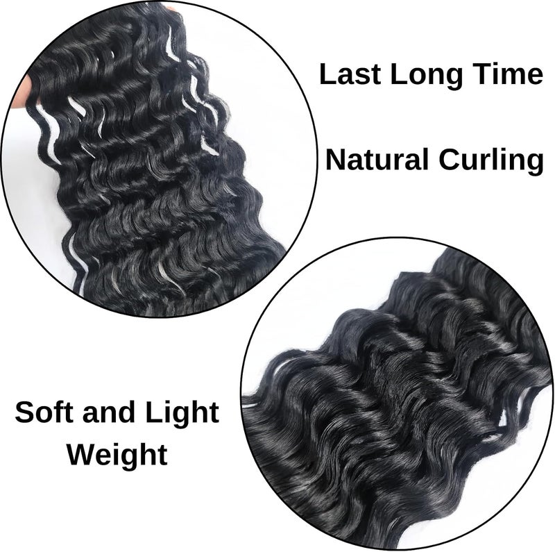 Leticia Black Bohemian Braiding Hair Bohemian Braids Hair 26 Inch For Bohemian Braids Synthetic Bohemian Braiding Hair - Image 5