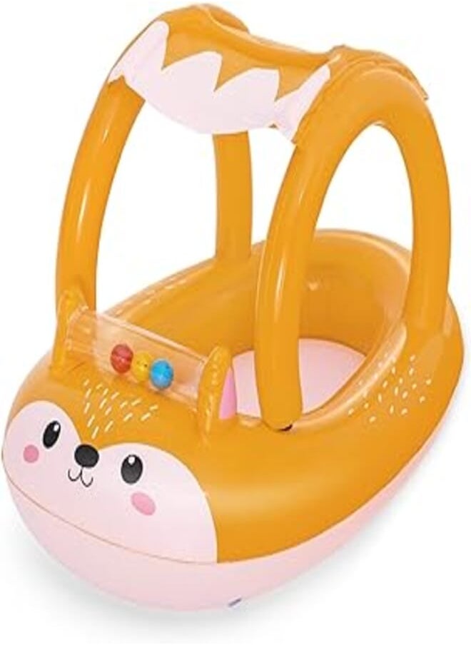 Bestway 37" x 26"/94cm x 66cm Friendly Fox Shaded Baby Boat 