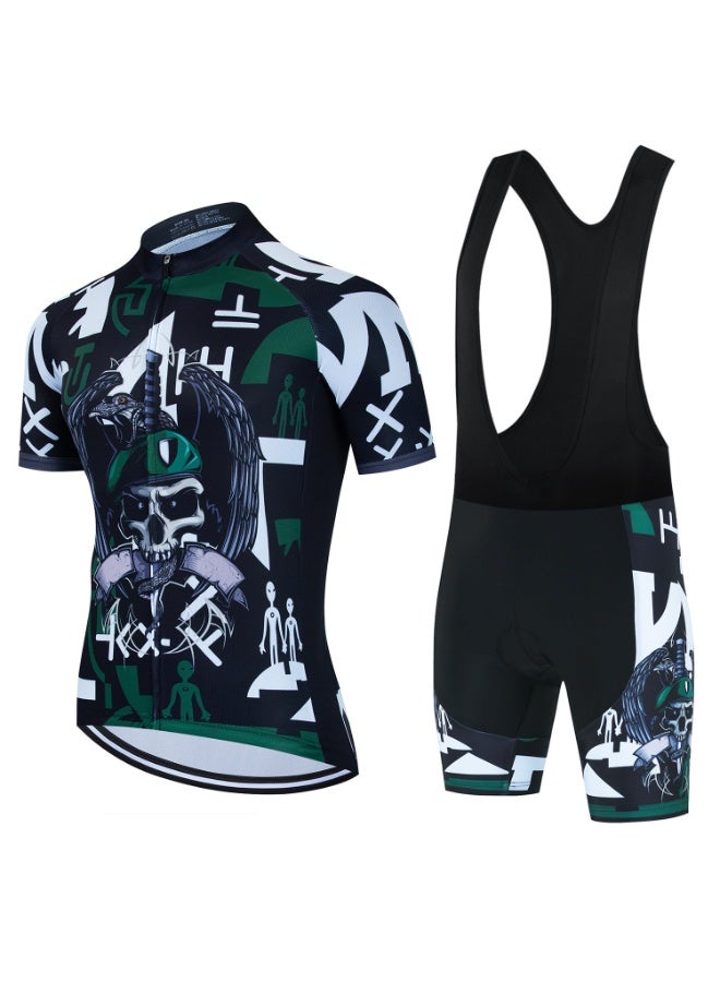 KUYING Summer Short Sleeved Cycling Suit Set - Image 1