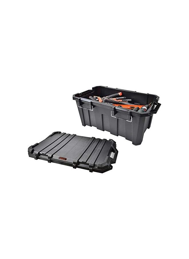 Tactix 85 Liter Heavy Duty Storage Box - Black  - Image 2