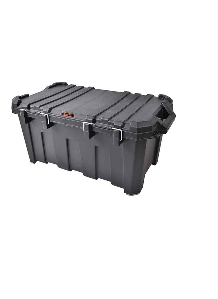 Tactix 85 Liter Heavy Duty Storage Box - Black  - Image 1