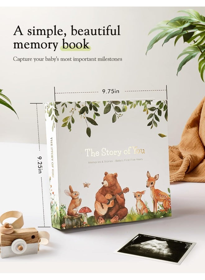 molekaus كتاب الأطفال للبنات والأولاد، كتب الأطفال الخالدة للسنوات الخمس الأولى، ألبوم الذكريات من الولادة حتى سن 5 - Image 5