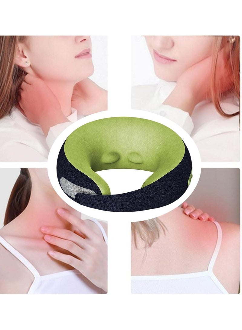 General New Cervical Spine Massager Shoulder and Neck Massage Nursing Home Car Electric Heated U-Shape Massage Pillow  - Image 2