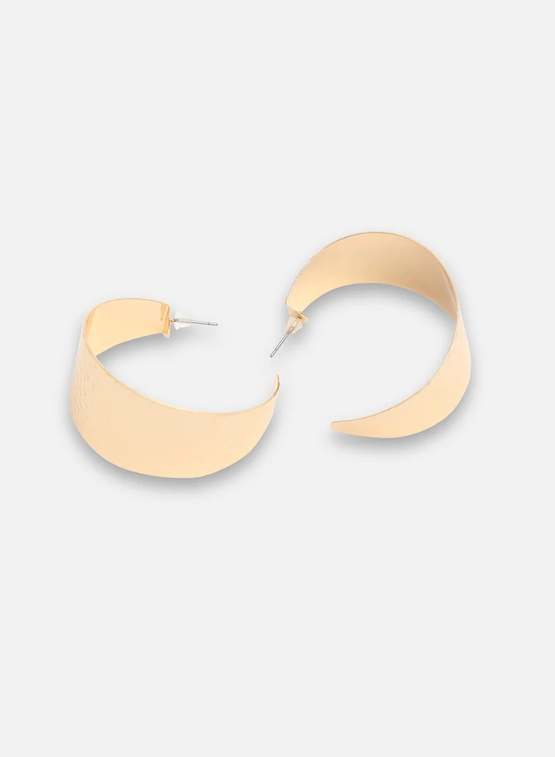 سوهي حلق مصمم كاجوال مطلي بالذهب