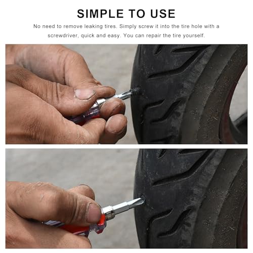 Ohleats 20 PCS Tire Repair Rubber Nail, Self-Service Vacuum Tire Repair Nail Kit, Tire Quick Puncture Repair Tools for Automotive Truck Tractor, Universal Car Accessories (Large&Small, 40 PCS) - Image 3