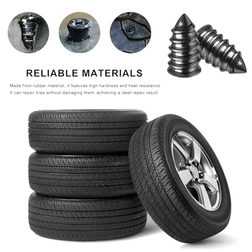 Ohleats 20 PCS Tire Repair Rubber Nail, Self-Service Vacuum Tire Repair Nail Kit, Tire Quick Puncture Repair Tools for Automotive Truck Tractor, Universal Car Accessories (Large&Small, 40 PCS) - Image 5