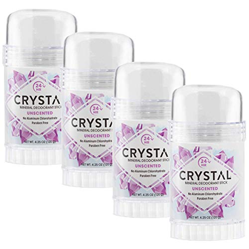 CRYSTAL ESSENCE Crystal Mineral Deodorant Stick Unscented 425 oz Pack of 4 - Image 2