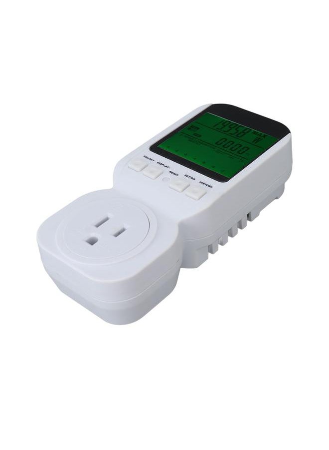 Thoraya 15A 60HZ 1800W Electricity Usage Monitor TS 8000 High Accuracy Power Meter Plug Power Watt Voltage Amps Meter with Digital LCD  - Image 4
