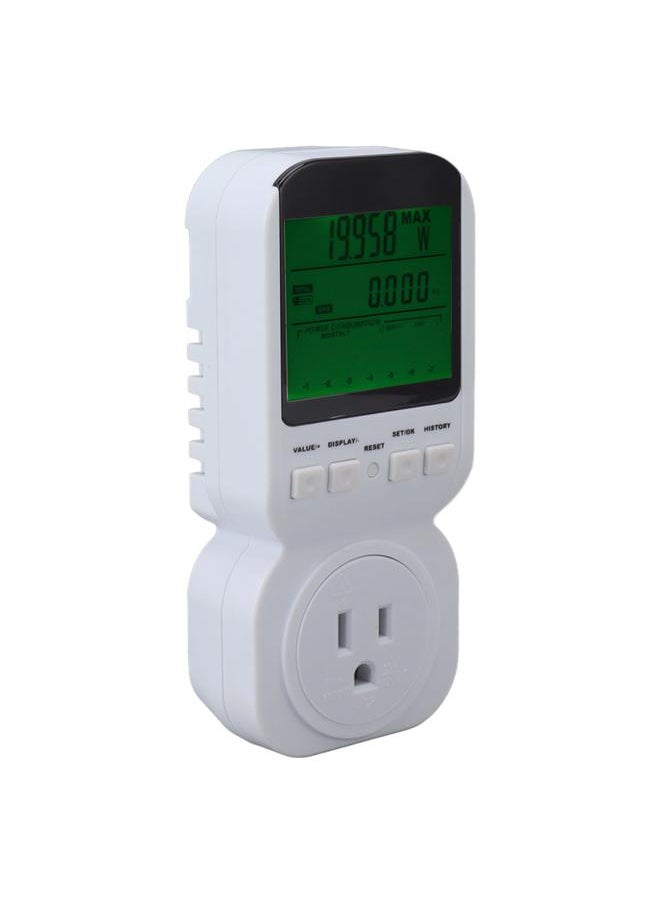 Thoraya 15A 60HZ 1800W Electricity Usage Monitor TS 8000 High Accuracy Power Meter Plug Power Watt Voltage Amps Meter with Digital LCD  - Image 5
