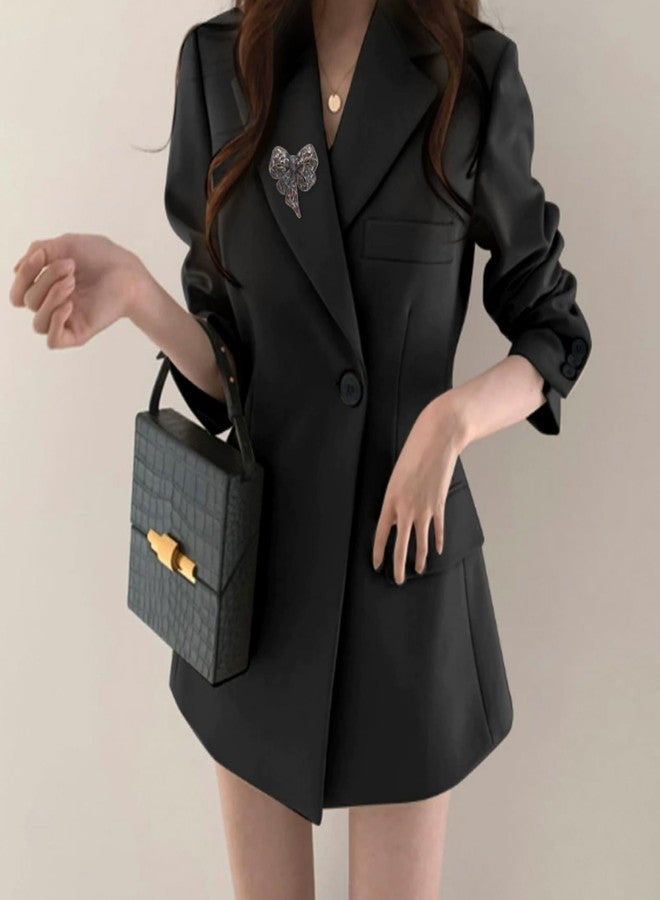 بروش فيونكة مرصع بأحجار الراين بتصميم عتيق للنساء، دبوس فيونكة كبير مرصع بالكريستال، دبوس طية صدر لامع، بروش فيونكة شريطية، شارة، إكسسوار ملابس، هدية مجوهرات لأعياد الميلاد والكريسماس (ملون) - Image 4