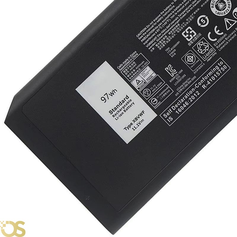 OS Battery Compatible with Dell Latitude 14 Rugged 5404 5414 E5404 7404 7414 E7404   4XKN5 X8VWF 97WH From OS Store - 3 Month Warranty - Image 2