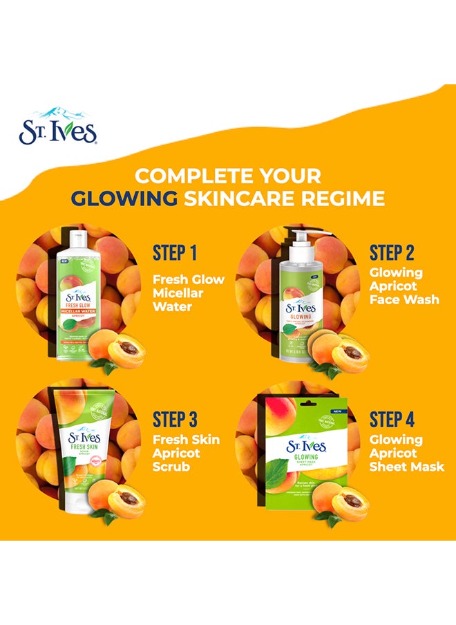 ST. Ives Apricot Micellar Water For Fresh Glowing Skin White 400ml  - Image 2