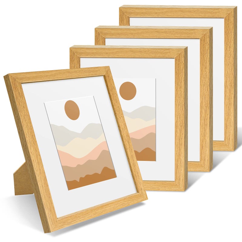 إطارات الصورة العسكرية 8x10 بوصة مجموعة من 4 صور إطار عرض 5x7 صورة مع عرض حصيرة عرض 8x10 صورة بدون حصيرة إطارات صورة ملصقة للجدار أو الطاولة