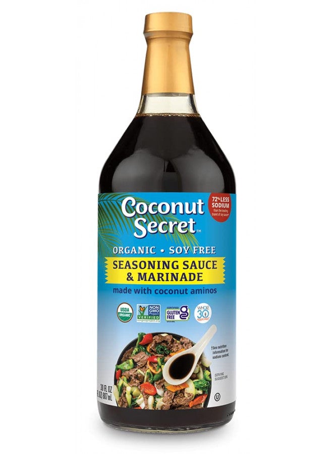 Coconut Secret - Coconut Aminos Soy-Free Seasoning Sauce - 30 Fl. Oz. - Image 1