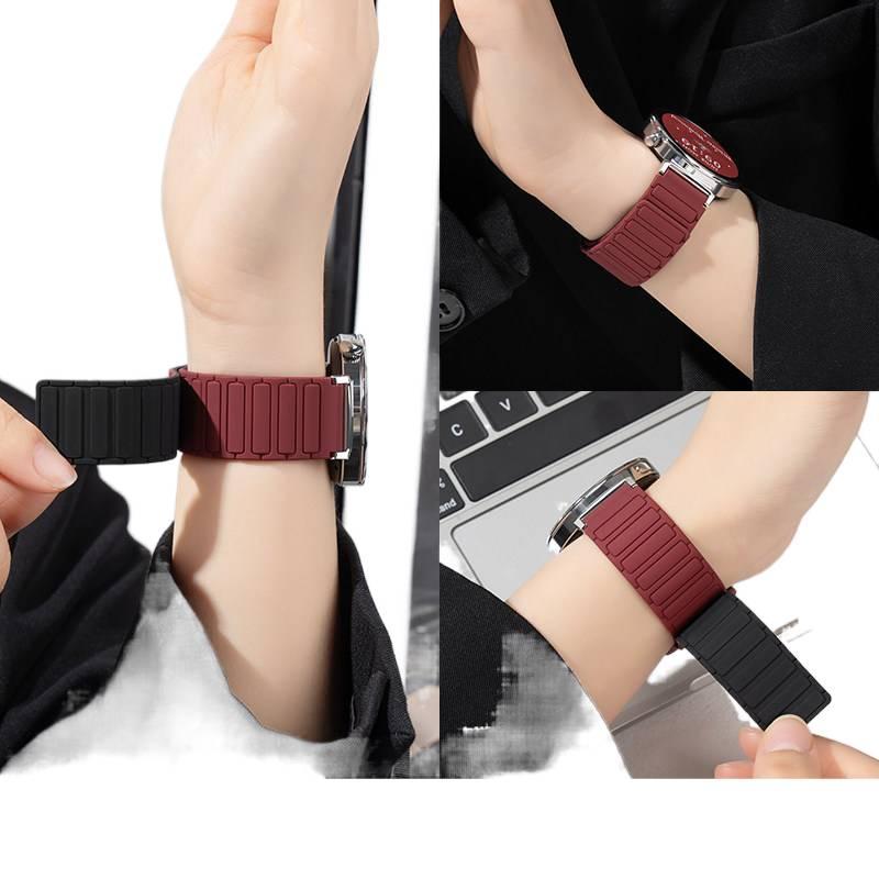 Starlight Silicone Sport Smartwatch Band Compatible with Samsung Galaxy Watch 8 Classic with Adjustable Fit Soft Strap and Quick Daily Replacement - NADI - Image 4