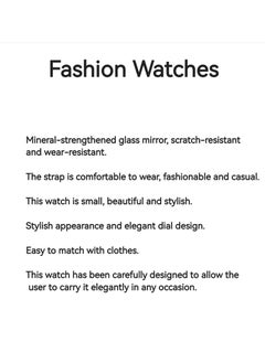 Generic Fashion Roman Pattern Diamond Women's Watch Quartz Belt Women's Watch Black  - Image 3