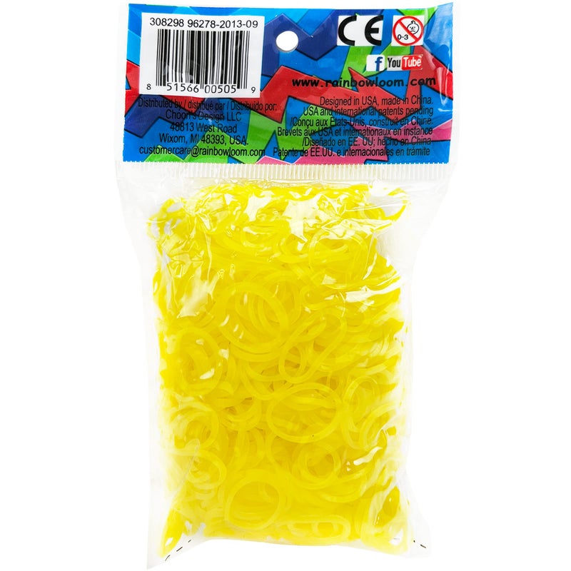 Rainbow Loom Jelly Bands-Yellow - Image 3