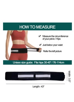 Peachjoy Sacroiliac SI Joint Hip Belt, Lower Back Support Brace Hip Braces for Hip Pain Alleviate Sciatic Anti-Slip Sacroiliac Belt Pilling-Resistant Pelvic Belt for Men Women  - Image 5