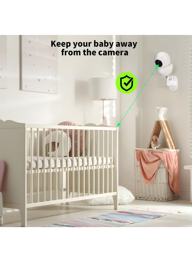 wochel Baby Monitor Wall Mount Compatible with Babysense V43/HDS2/V24R/VBM55TX/Max View Baby Monitor, Adjustable Baby Monitor Holder, Perfect View Angle and Easy Installation Without Drilling - Image 3