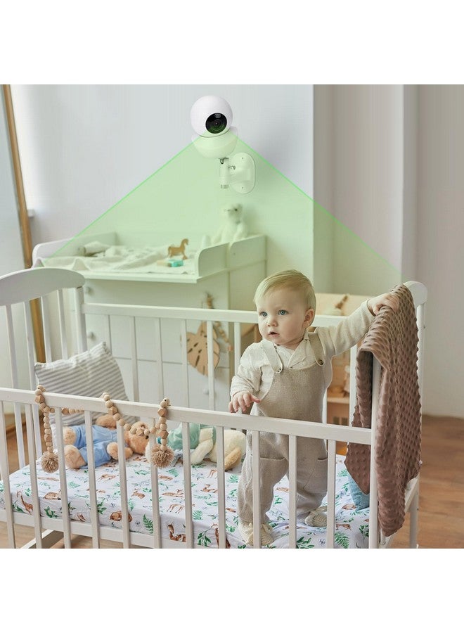 wochel Baby Monitor Wall Mount Compatible with Babysense V43/HDS2/V24R/VBM55TX/Max View Baby Monitor, Adjustable Baby Monitor Holder, Perfect View Angle and Easy Installation Without Drilling - Image 5