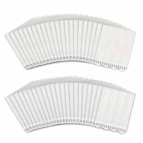 MOVELYST 60-Pairs(120 Strips) Large Picture Hanging Strips Heavy Duty, Removable Hook and Loop Tape, Picture Hanger Damage Free, Waterproof Adhesive Strips for Frame Hanging - Image 1