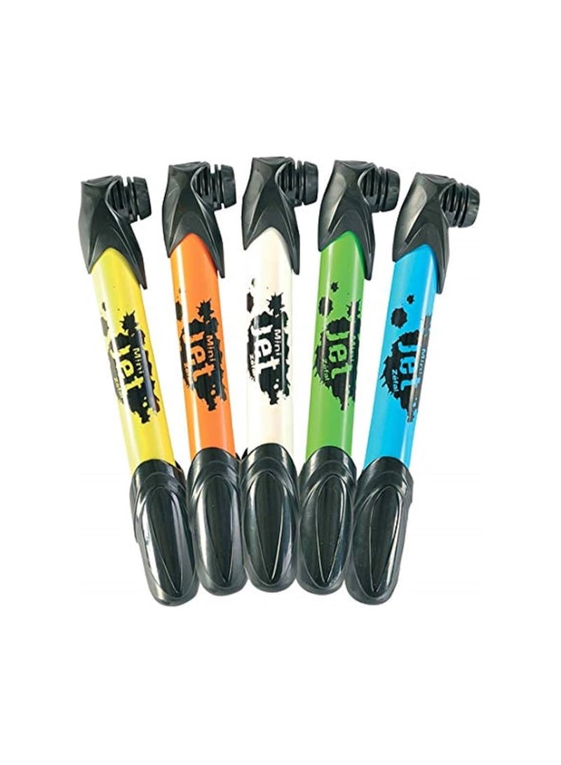 زيفال مضخة هواء يدوية عالمية للدراجات من زيفال Mini Jet – خفيفة الوزن وعملية مع مشبك تثبيت - Image 2