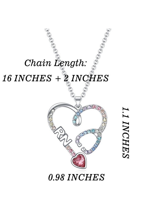 Veehoo Nurse Necklace For Women Girlsnurse Gifts For Women Shiny Medical Jewelry For Doctor Nurse Medical - Image 4