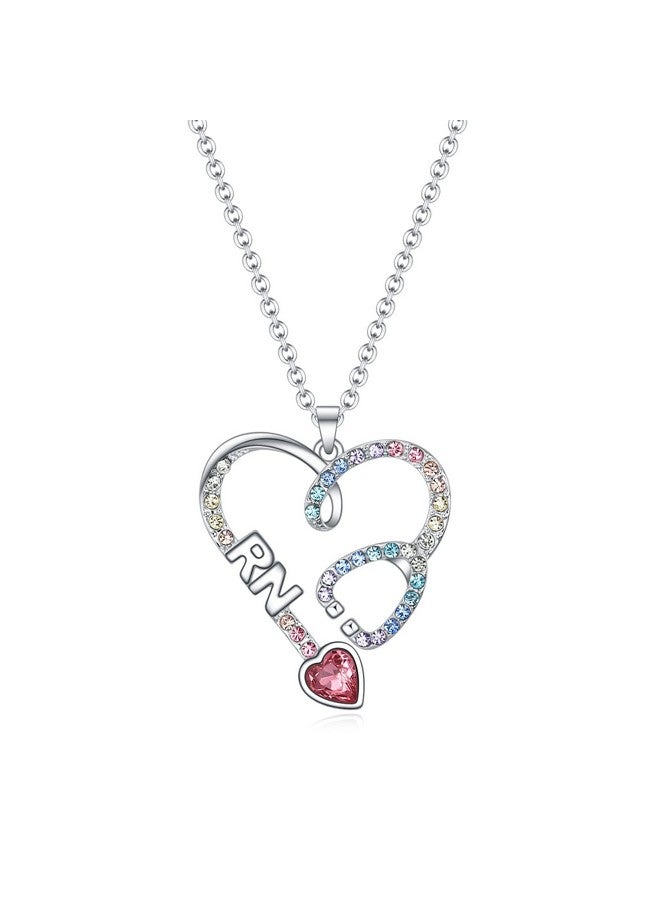 Veehoo Nurse Necklace For Women Girlsnurse Gifts For Women Shiny Medical Jewelry For Doctor Nurse Medical - Image 1