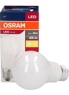 Osram 8,5W LED Bulb Yellow Light 2700K 10 Pack  - Image 1