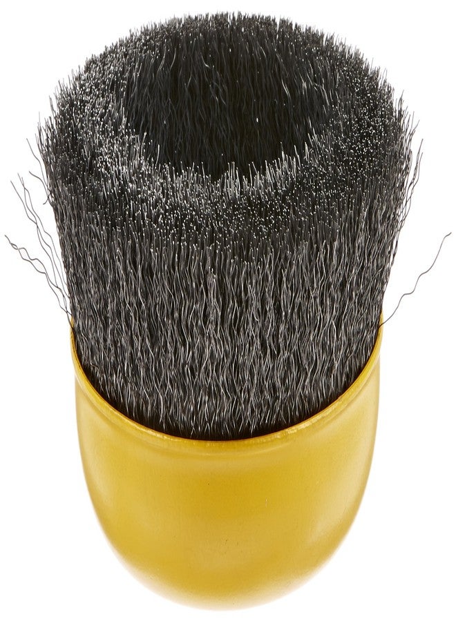 DEWALT Wire Cup Brush, Crimped, Carbon Steel, 6-Inch x 5/8-Inch, 11 HP, .014-Inch (DW49102) - Image 2